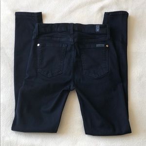 7 for all mankind mid rise ankle skinny 26